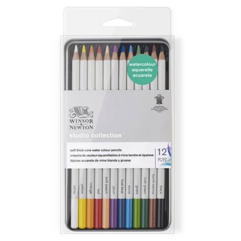 WINSOR & NEWTON STUDIO WATERCOLOUR PENCIL TIN -