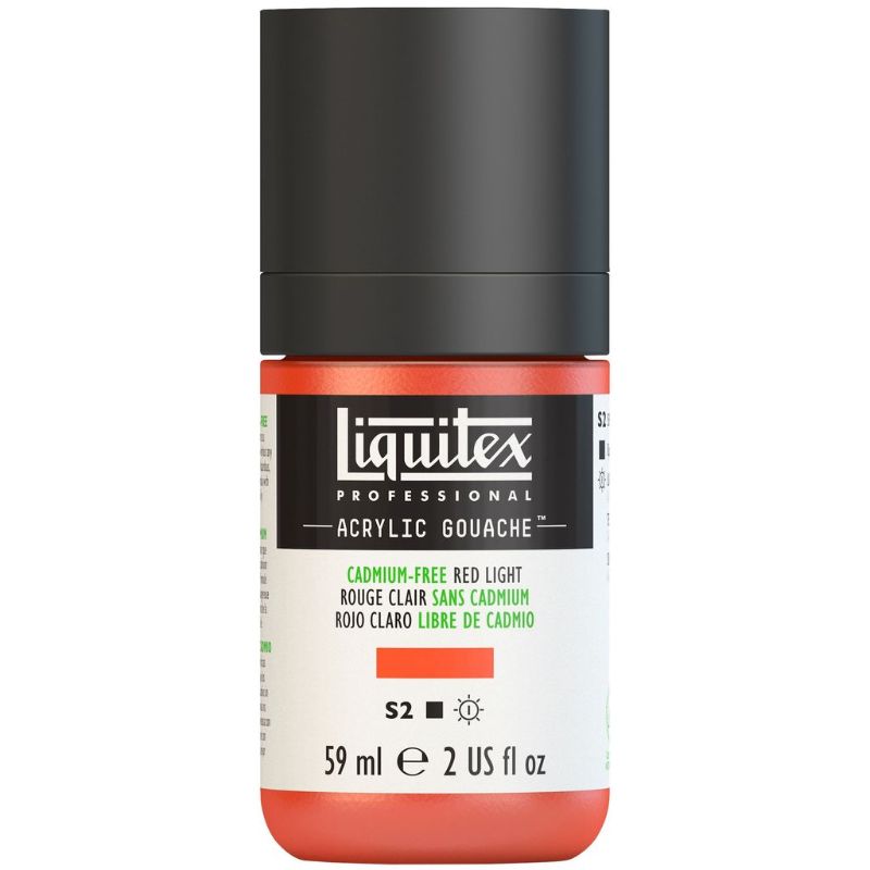 LIQUITEX PROFESSIONAL ACRYLIC GOUACHE 59ML - RED LT 893 S2