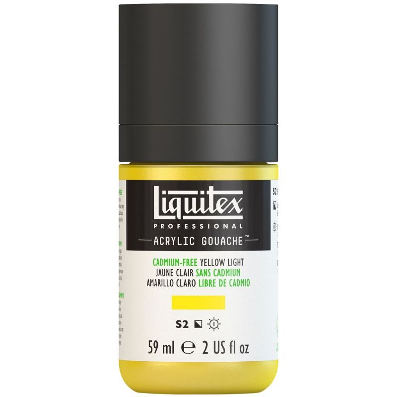 LIQUITEX PROFESSIONAL ACRYLIC GOUACHE 59ML - YELLOW LT 889 S2