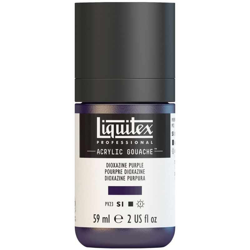 LIQUITEX PROFESSIONAL ACRYLIC GOUACHE 59ML - DIOX VIOLET 186 S1