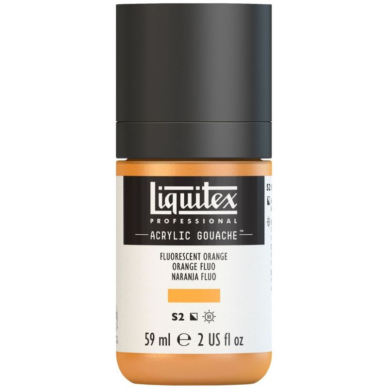 LIQUITEX PROFESSIONAL ACRYLIC GOUACHE 59ML - FLUO ORANGE 982 S2