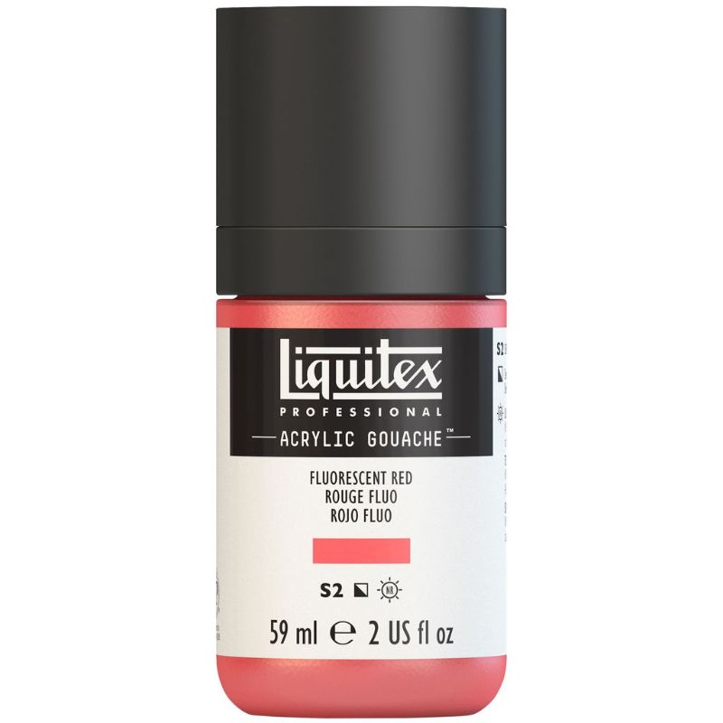 LIQUITEX PROFESSIONAL ACRYLIC GOUACHE 59ML - FLUO RED 983 S2