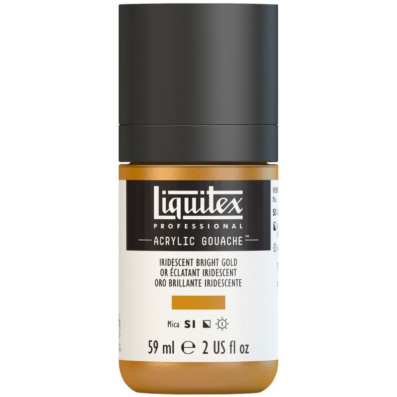 LIQUITEX PROFESSIONAL ACRYLIC GOUACHE 59ML - IRID BRIGHT GOLD 234 S1