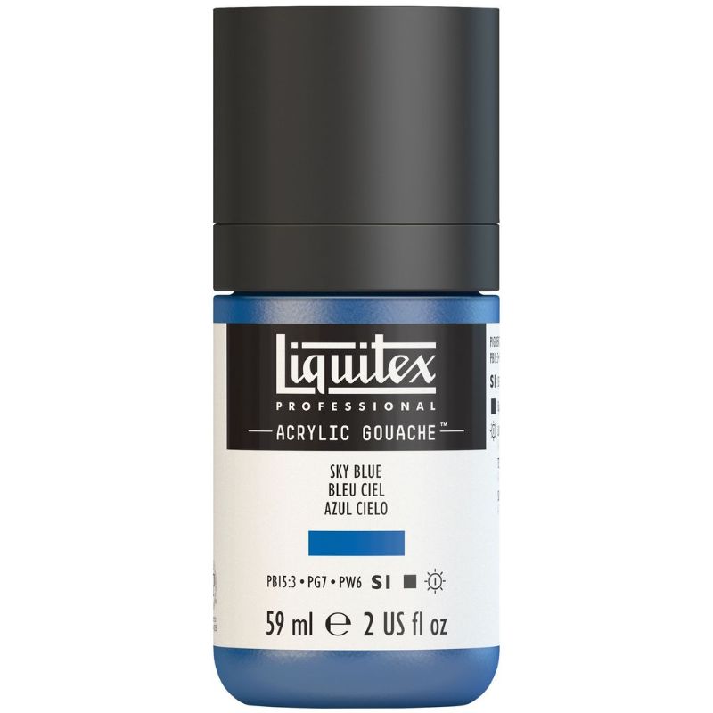 LIQUITEX PROFESSIONAL ACRYLIC GOUACHE 59ML - SKY BLUE 279 S1