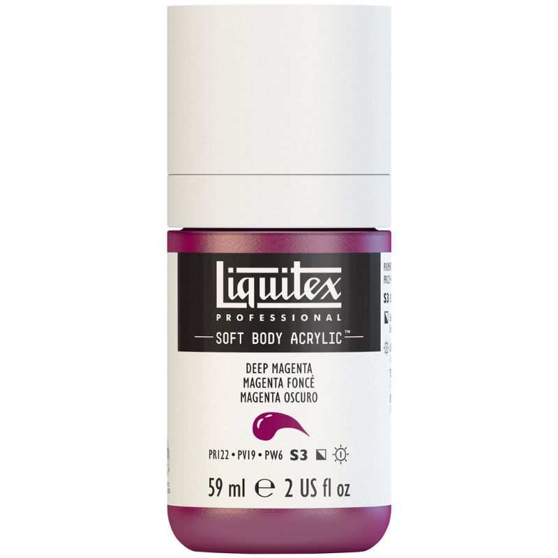 LIQUITEX PROFESSIONAL SOFT BODY ACRYLIC PAINT 59ML - DP MAGENTA 300 S3