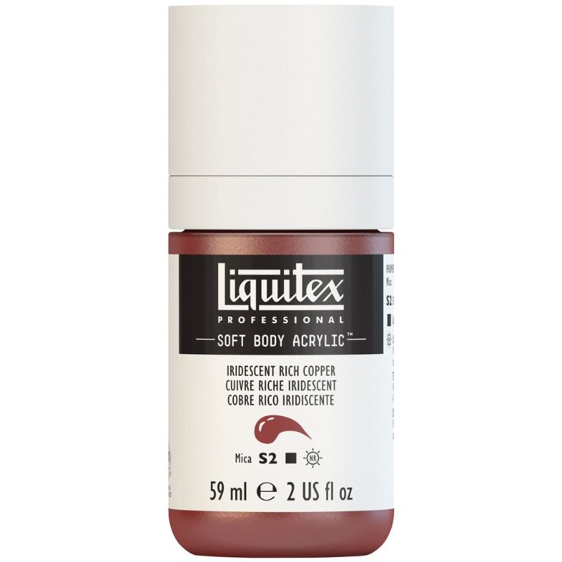 LIQUITEX PROFESSIONAL SOFT BODY ACRYLIC PAINT 59ML - IRID RICH COPPER 230 S2