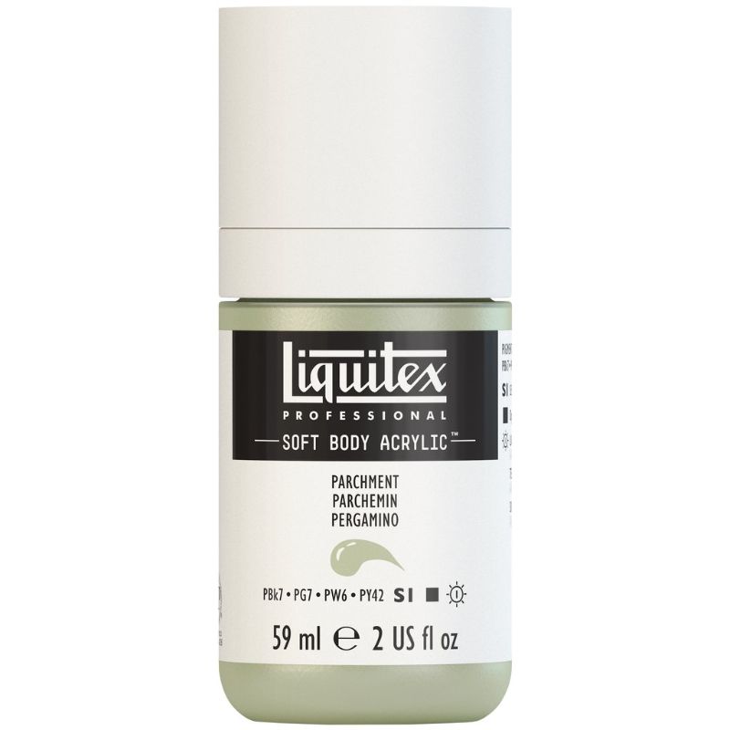LIQUITEX PROFESSIONAL SOFT BODY ACRYLIC PAINT 59ML - PARCHMENT 436 S1
