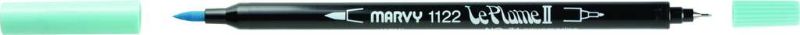 MARVY LE PLUME II DUAL TIP WATER BASED MARKER PEN - AQUAMARINE 74