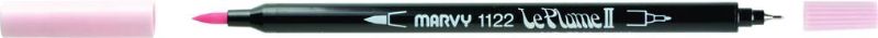 MARVY LE PLUME II DUAL TIP WATER BASED MARKER PEN - BLUSH PINK 76