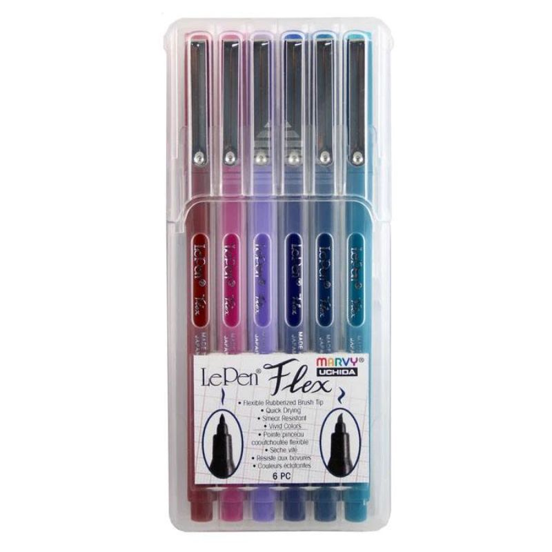 MARVY LE PEN FLEX SET OF 6 - 4800-6B JEWEL