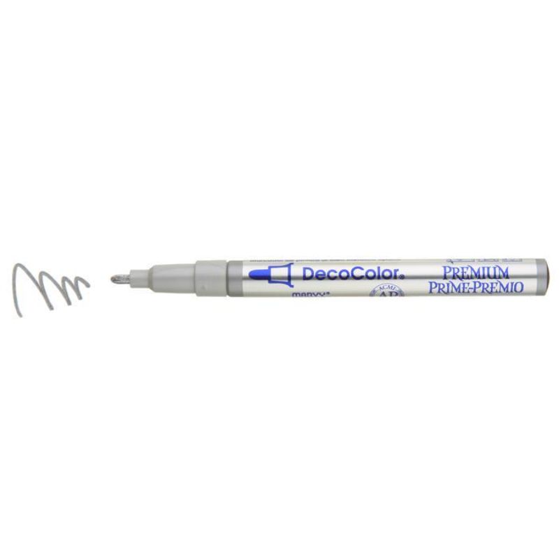 MARVY DECO PREMIUM PAINT MARKER 240 BULLET - SILVER