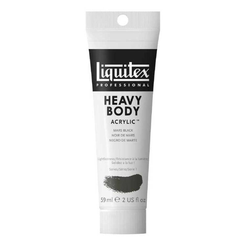 LIQUITEX PROFESSIONAL HEAVY BODIED ACRYLIC 138ML - MARS BLACK S1 276