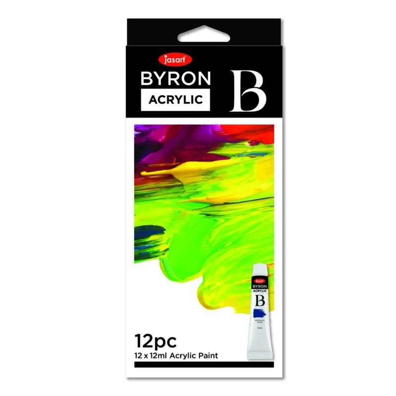 JASART BYRON ACRYLIC PAINT 12ML SET - SET 24