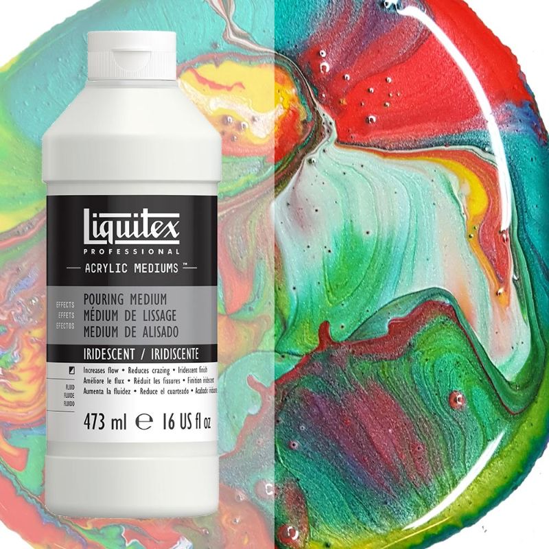 LIQUITEX POURING MEDIUM IRIDESCENT 473ML -