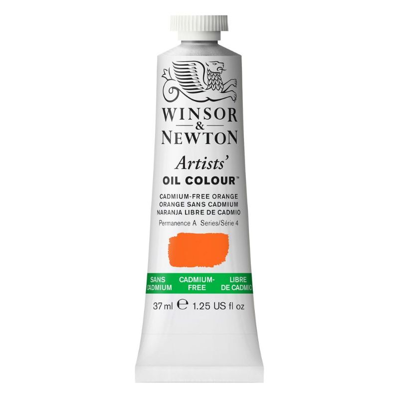 WINSOR AND NEWTON ARTISTS OIL PAINT 37ML CADMIUM FREE - ORANGE 899 S4