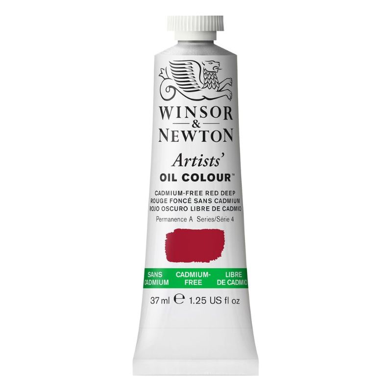 WINSOR AND NEWTON ARTISTS OIL PAINT 37ML CADMIUM FREE - RED DP 895 S4