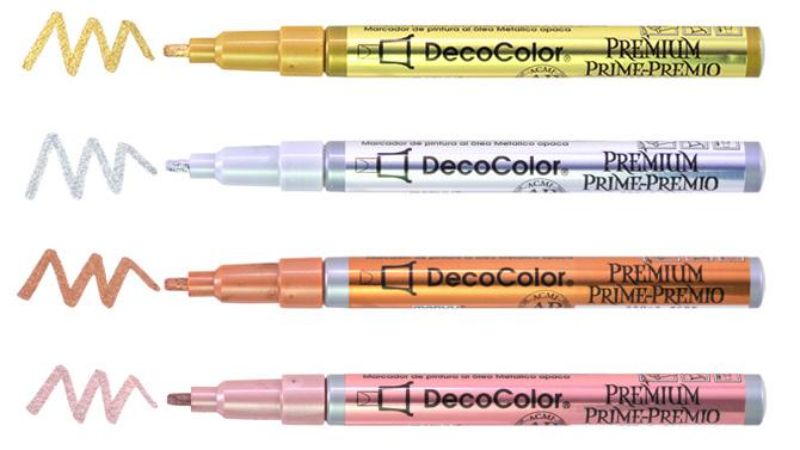 MARVY DECOCOLOR PREMIUM PAINT MARKER CALLIGRAPHY 250 COPPER - COPPER