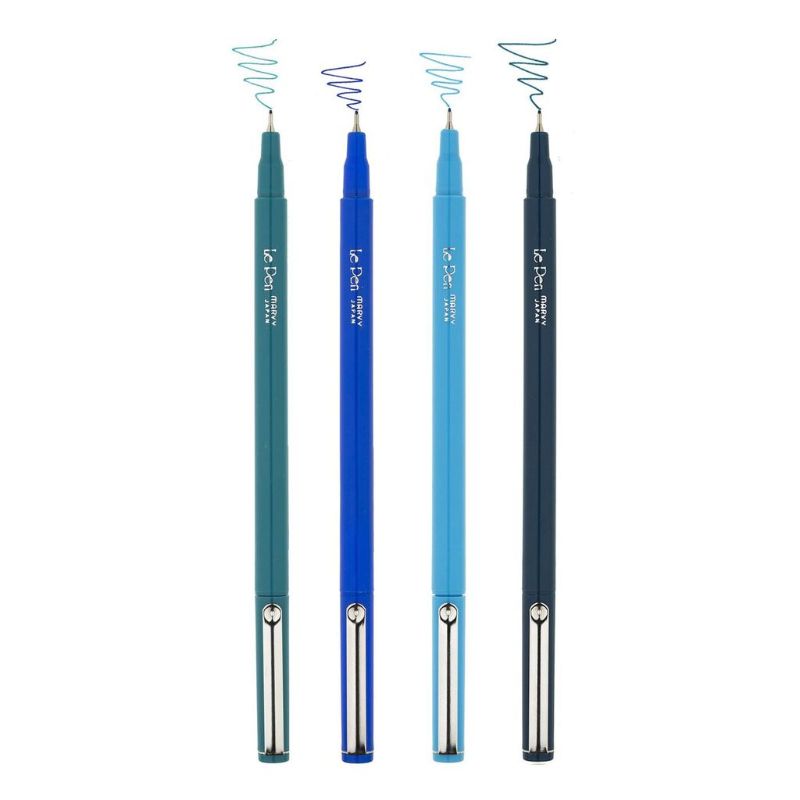 MARVY LE PEN - SET OF 4 - 4300-4G SET 4 BLUE