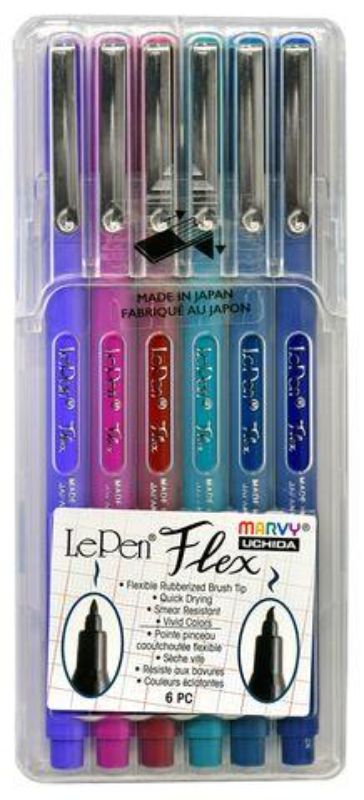 MARVY LE PEN SET OF 6 - 4300-6R RETRO