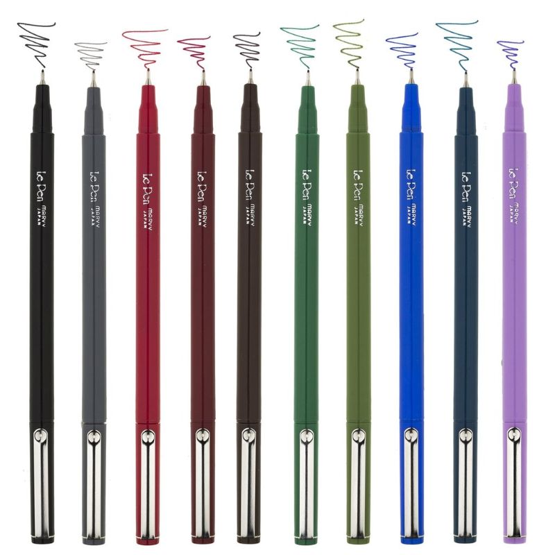 MARVY LE PEN - SET OF 10 - 4300-10B SET 10 DARK