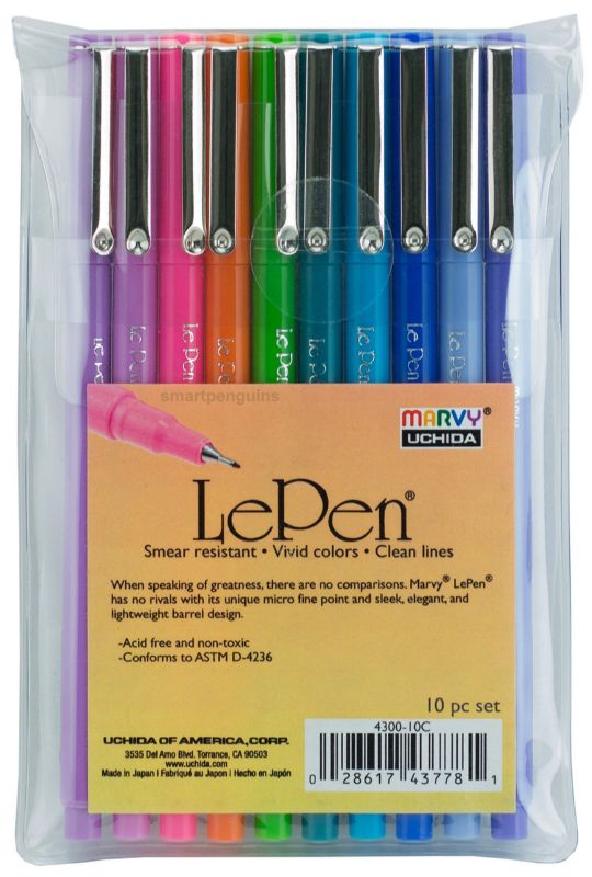 MARVY LE PEN - SET OF 10 - 4300-10C SET 10 BRIGHT