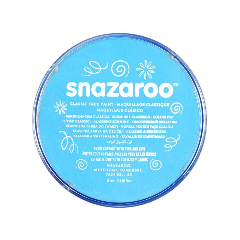 SNAZAROO FACE PAINT 18ML POT - TURQUOISE