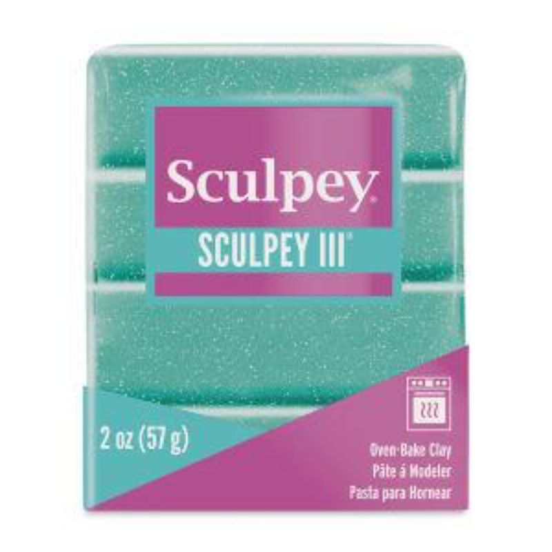 SCULPEY III 57G - TURQUOISE GLITTER