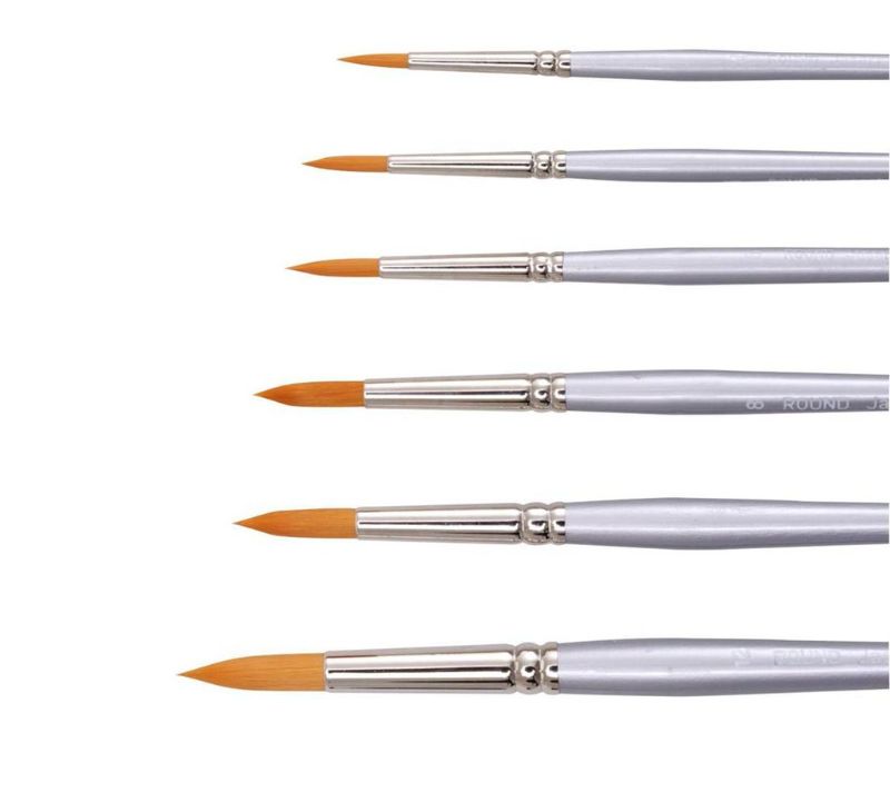 JASART BRUSH GOLD SYNTHETIC ROUND - ROUND #6 H/SELL