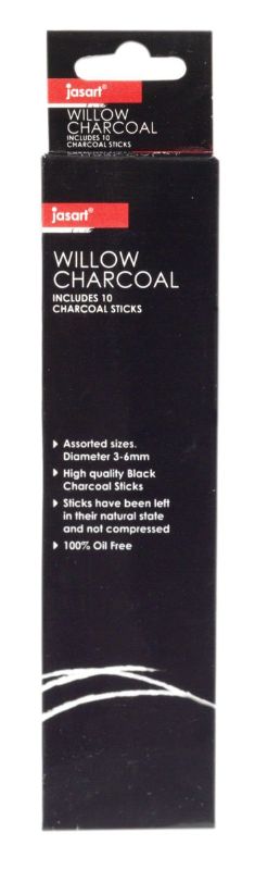 JASART WILLOW CHARCOAL ASSORTED PACK OF 10 -