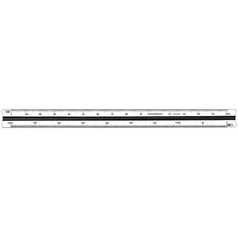 STANDARDGRAPH TRI SCALE RULER SURVEYING -
