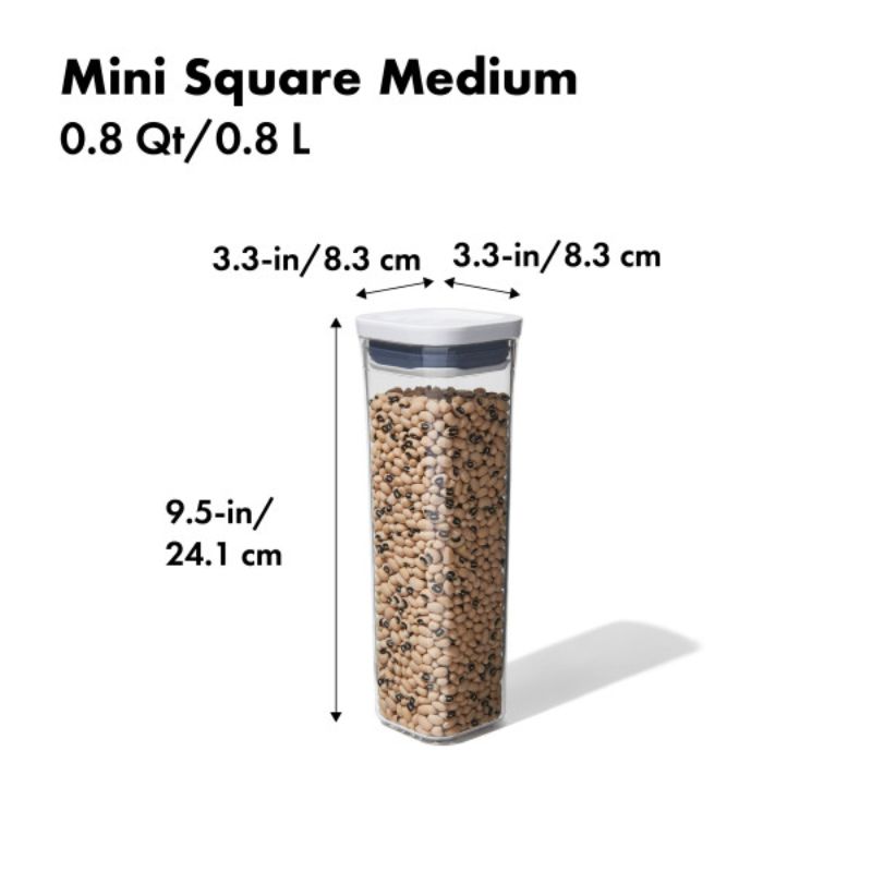 OXO - Goodgrips Pop 2.0 Container Square 0.8Qt / 0.8L
