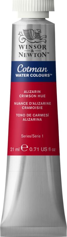 WINSOR & NEWTON COTMAN WATERCOLOUR PAINT 21ML - CRIMSON HUE 003