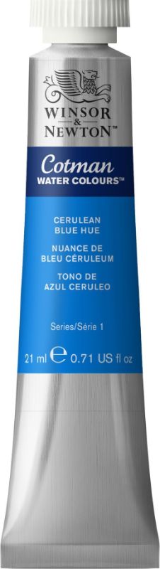 WINSOR & NEWTON COTMAN WATERCOLOUR PAINT 21ML - CERUL BLUE HUE 139