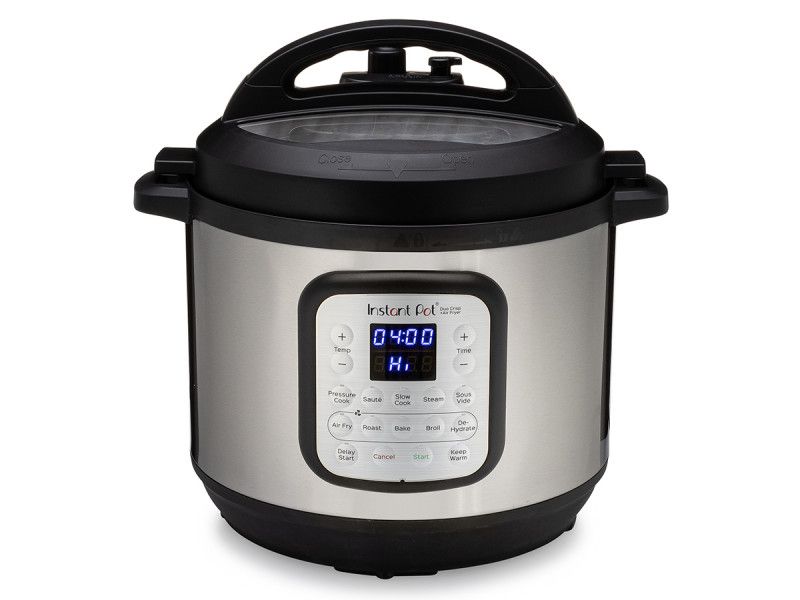 Instant Pot Duo Crisp 8L, versatile air fryer and pressure cooker combo for quick, nutritious meals for families.