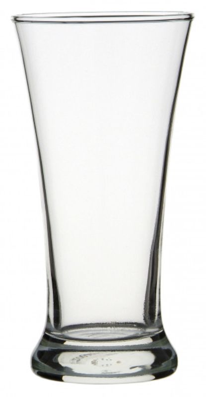 Set of 6 Ocean Pilsner glasses, 285ml each, showcasing clarity and elegance for enjoying light beers.