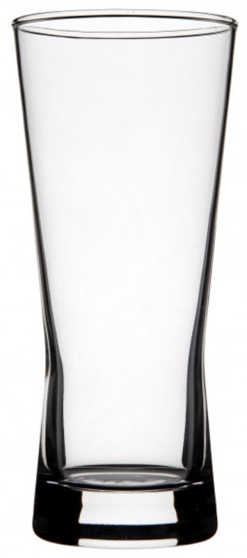 Set of 6 Ocean - Metro Beer glasses, designed for enhancing flavor and freshness of lighter beers like pilsners and lagers.