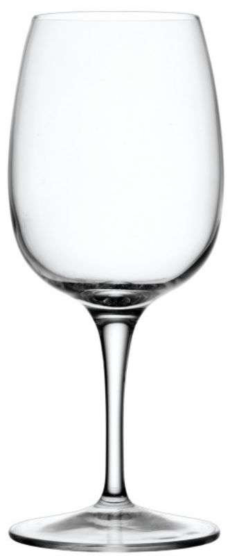 Set of 6 Luigi Bormioli Palace Wine glasses, crafted from lead-free crystal for elegance and durability.