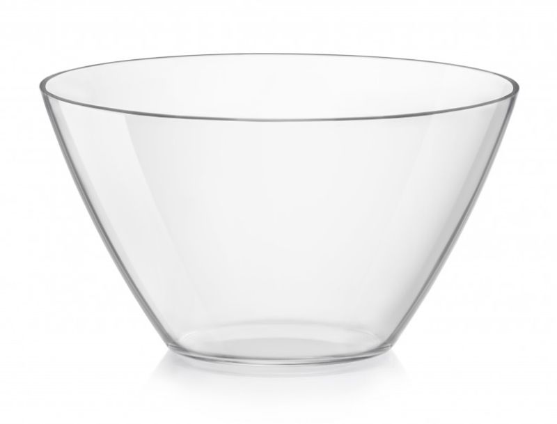 Set of 12 stylish 26cm Bormioli Rocco Basic Bowls for serving and mixing, crafted in Italy with a minimalist design.