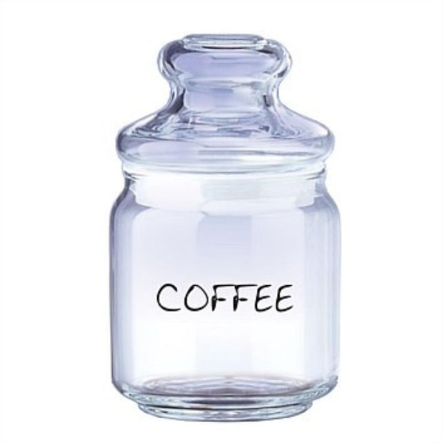 Set of 6 Ocean glass coffee jars, 500ml, stylish and practical for organizing pantry and kitchen decor.