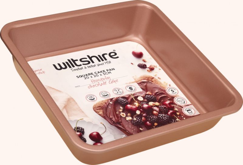 Wiltshire - Rose Gold Square Cake Pan 20cm