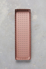 Wiltshire - Rose Gold Perforated Rectangle Tart Pan