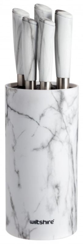 Wiltshire - Marble Knife Block 6 Pieces