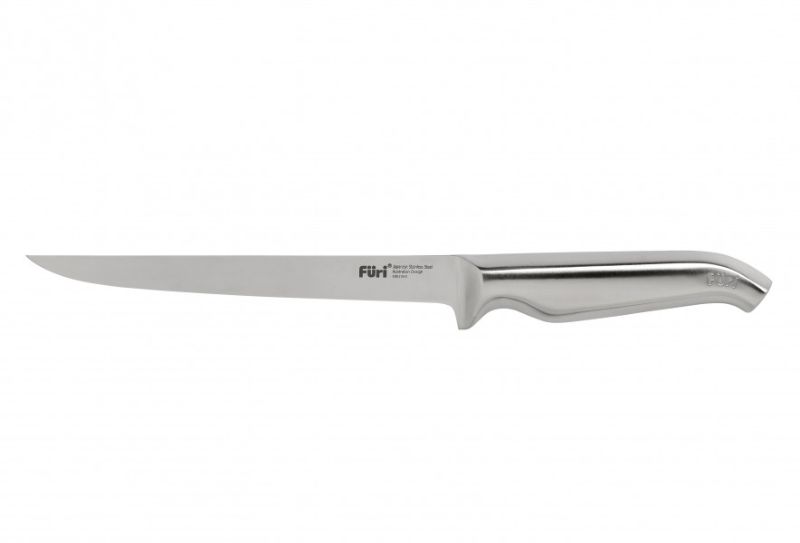 Furi Pro Filleting Knife 17cm with high carbon stainless steel blade for precise, comfortable fish filleting.