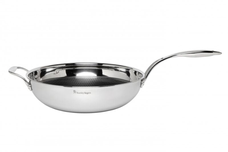 Stanley Rogers - Matrix Stainless Steel Wok Pan 32cm