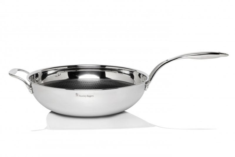 Stanley Rogers - Matrix Stainless Steel Wok Pan 32cm