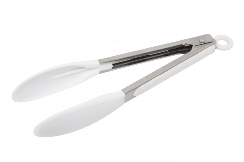 Wiltshire - Silicone Tongs White 23cm