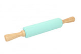 Wiltshire Silicone Rolling Pin features non-stick silicone, contoured handles for even dough rolling, perfect for baking enthusiasts.