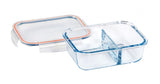 Wiltshire - Rectangle Glass Container with 2 Dividers 930ml