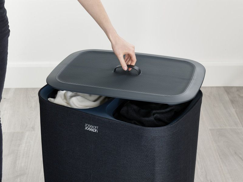 Joseph Joseph - Tota 90-litre Laundry Separation Basket - Carbon Black