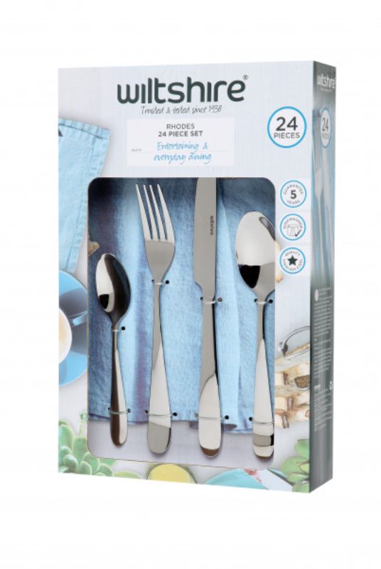 Wiltshire - Rhodes 24Piece Cutlery Set